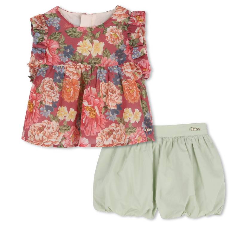 Top + conjunto de cal&ccedil;as inchadas CHLOE 
                        MENINA