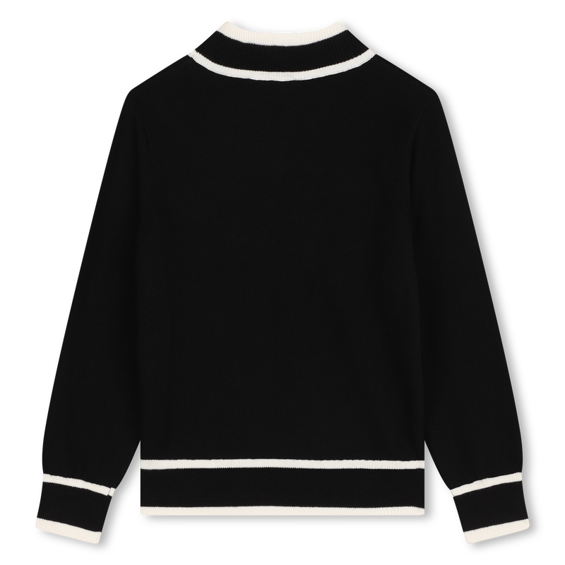 Camisola bordado de assinatura KARL LAGERFELD KIDS 
                        GIRL