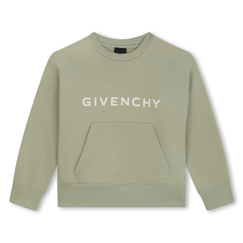 Sweatshirt moletão com bolso GIVENCHY 
                    GIRL