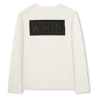 Camiseta de manga comprida KARL LAGERFELD KIDS 
                    BOY