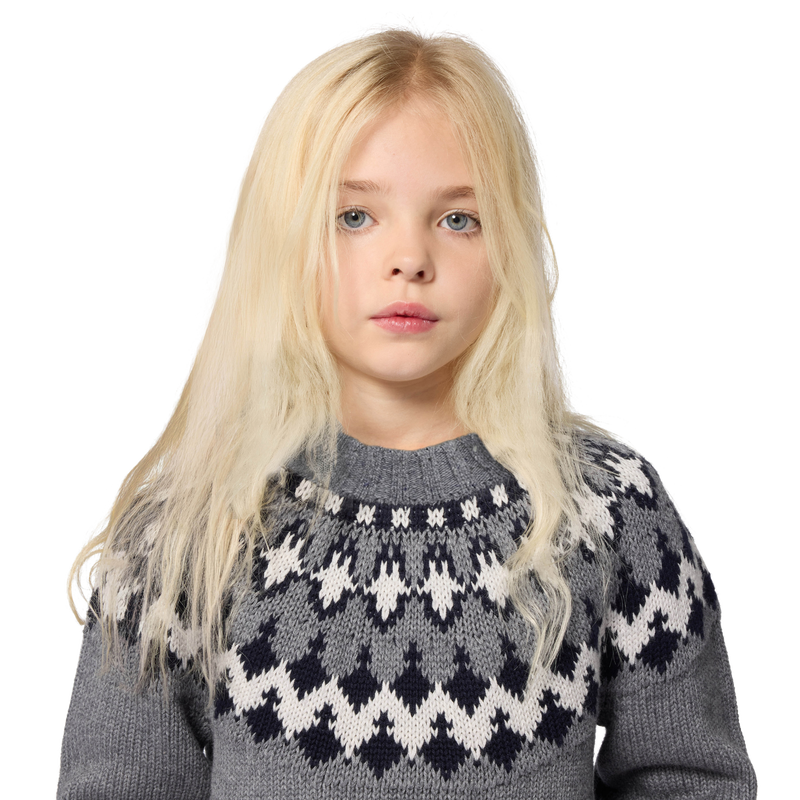 Camisola de malha com decote redondo CHLOE 
                    GIRL
