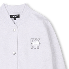 Casaco em molet&atilde;o de algod&atilde;o DKNY 
                    GIRL