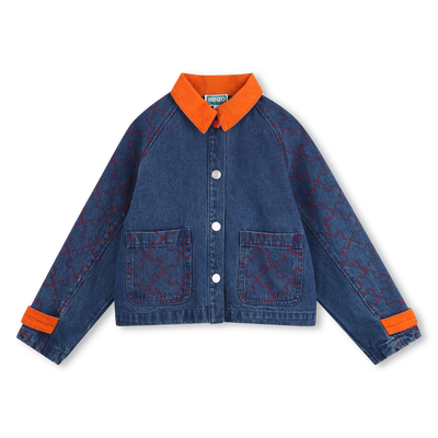 Casaco de denim KENZO KIDS GIRL
