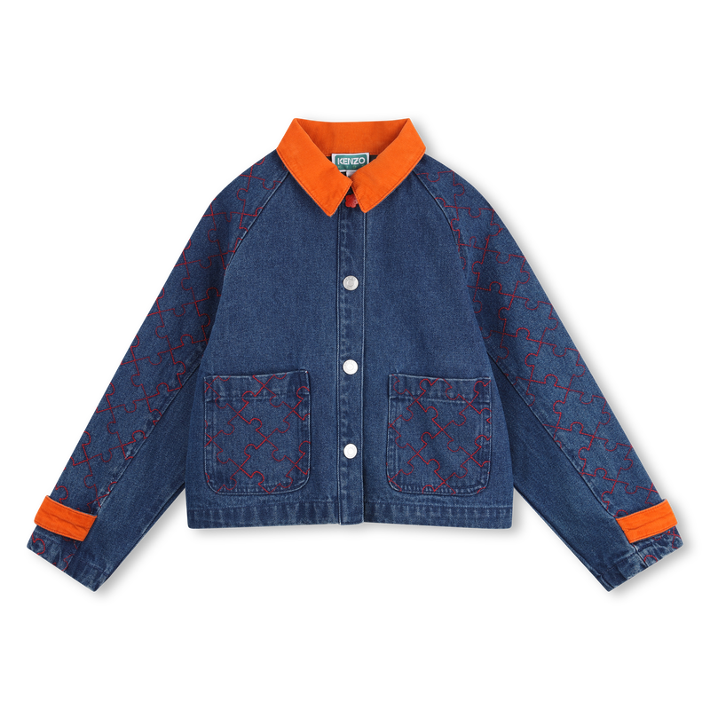 Casaco de denim KENZO KIDS 
                        GIRL