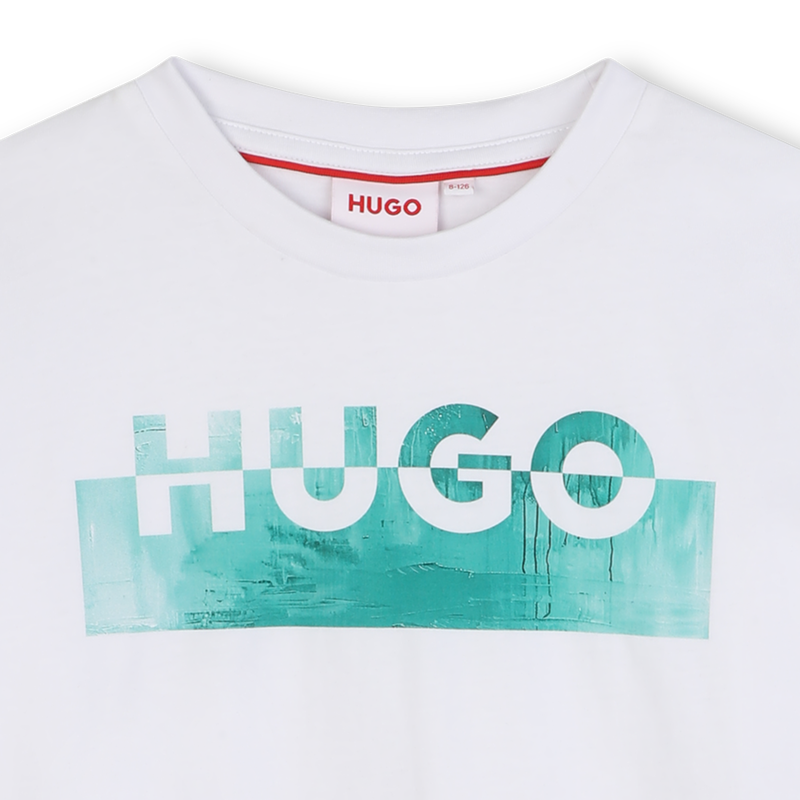 T-shirt de manga curta HUGO 
                    BOY