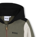 Cardigan com capuz BOSS 
                    BOY