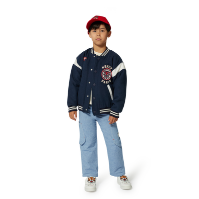 Boné de algodão com bordado KENZO KIDS UNISEX