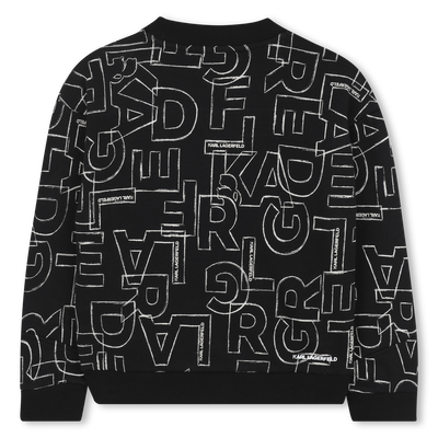 Moletom de lã KARL LAGERFELD KIDS BOY