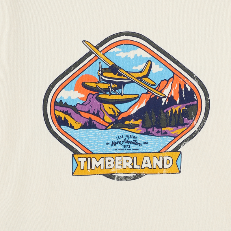 Sweatshirt em molet&atilde;o TIMBERLAND 
                        BOY