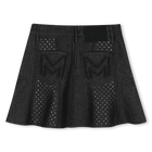 Saia de denim MARC JACOBS 
                    GIRL