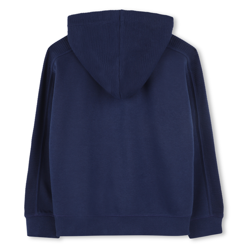 Casaco em molet&atilde;o com capuz HUGO 
                        BOY