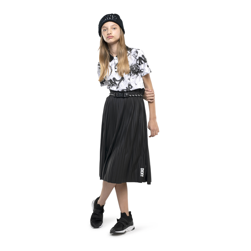 Pleated skirt with belt DKNY 
                    GIRL