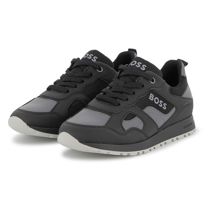 T&ecirc;nis sint&eacute;tico e de lona BOSS 
                        BOY