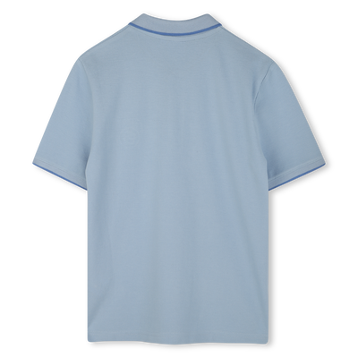 Polo corte direito em algod&atilde;o BOSS BOY