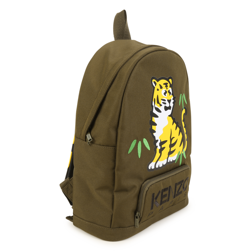 Embroidered canvas backpack KENZO KIDS 
                    UNISEX