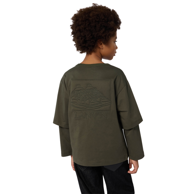 T-shirt de manga dupla LANVIN 
                    BOY