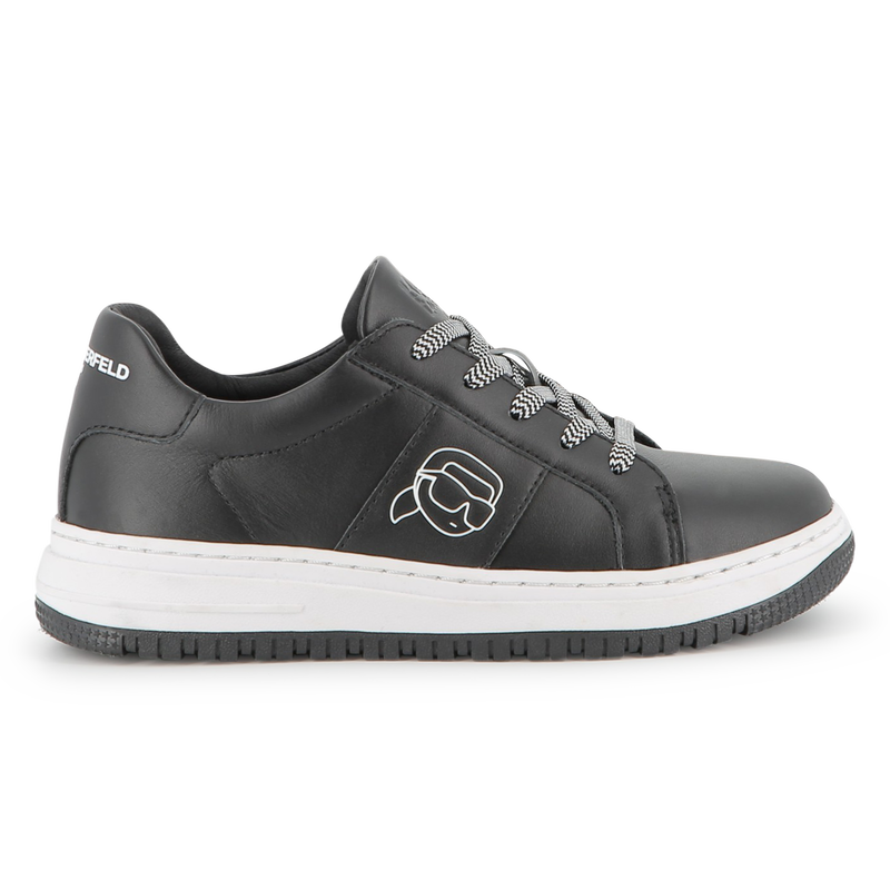 Tênis de cano baixo com cadarço KARL LAGERFELD KIDS 
                    UNISEX
