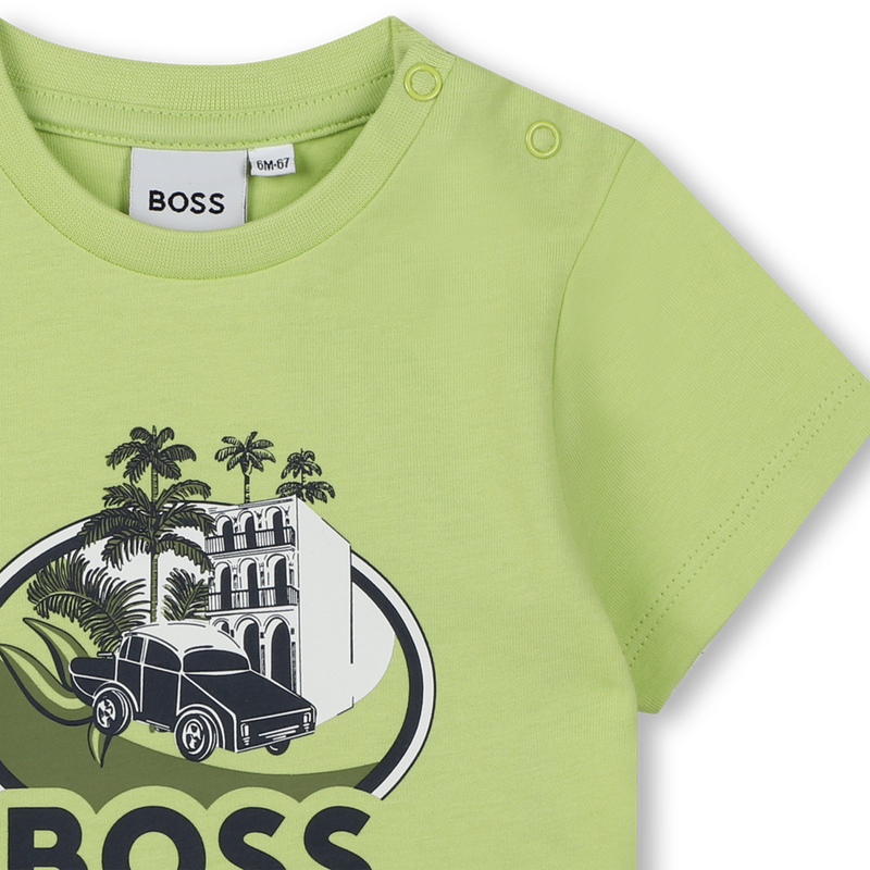 T-shirt de mangas curtas BOSS 
                        BOY