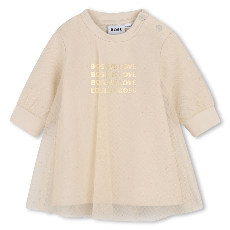 Vestido de mangas longas BOSS 
                        GIRL