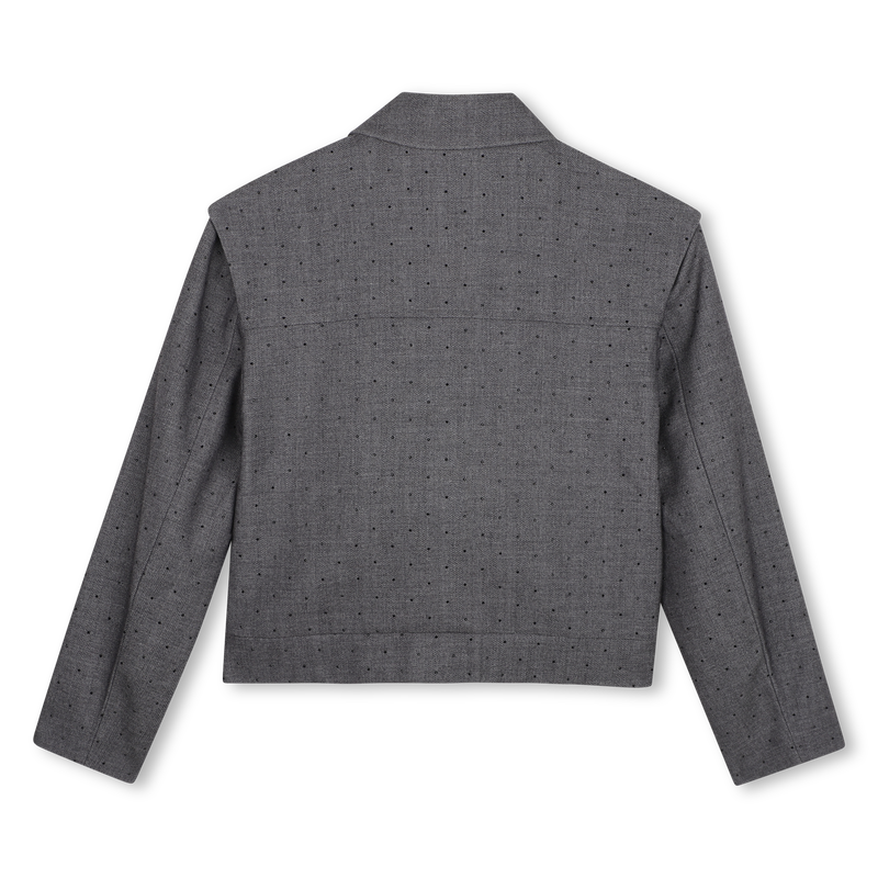 Cardigan esportivo KARL LAGERFELD KIDS 
                        GIRL