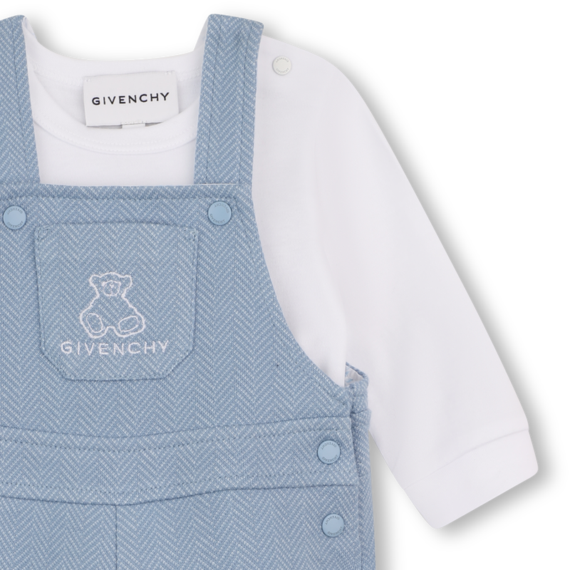 Conjunto de macac&atilde;o e camiseta GIVENCHY 
                        MENINO