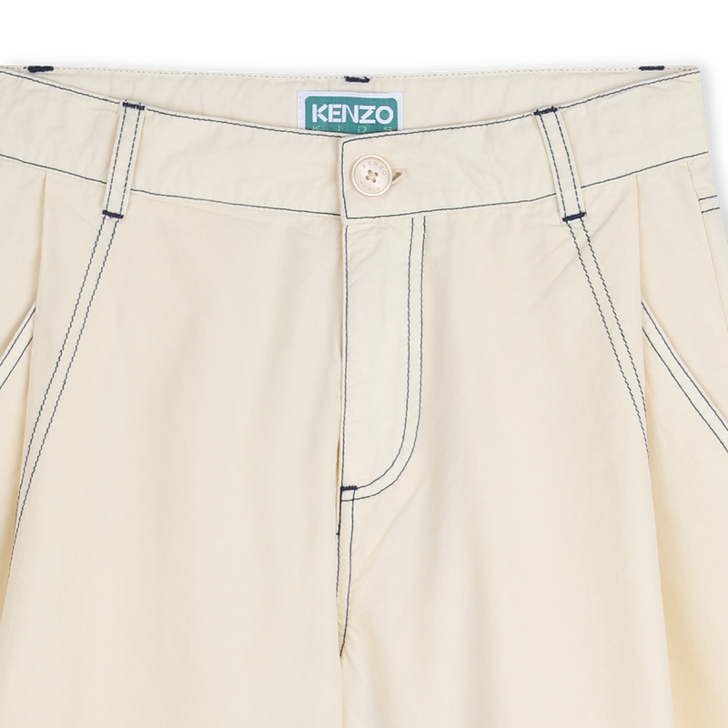 CAL&Ccedil;&Otilde;ES POPLIN BERMUDA KENZO KIDS 
                        BOY