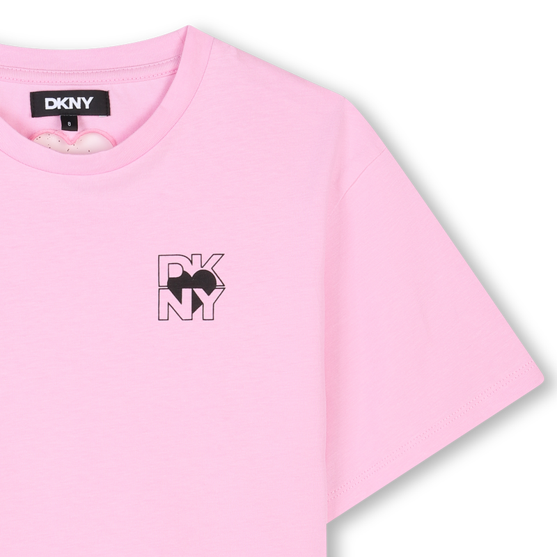 Short-sleeved cotton T-shirt DKNY 
                    GIRL