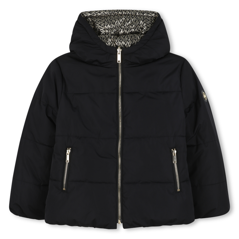 Jaqueta acolchoada reversível com capuz MICHAEL KORS 
                    GIRL