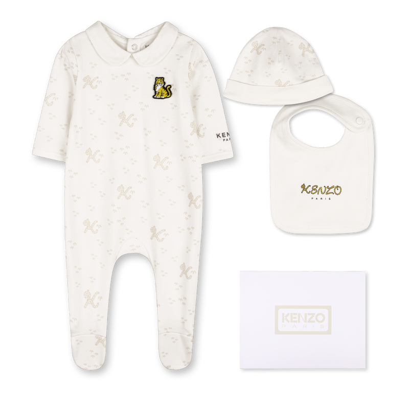 CONJUNTO DE PIJAMA, CHAP&Eacute;U E PEITORAL KENZO KIDS 
                        UNISEX