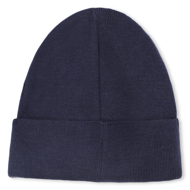 Chap&eacute;u de malha com logotipo BOSS 
                        BOY