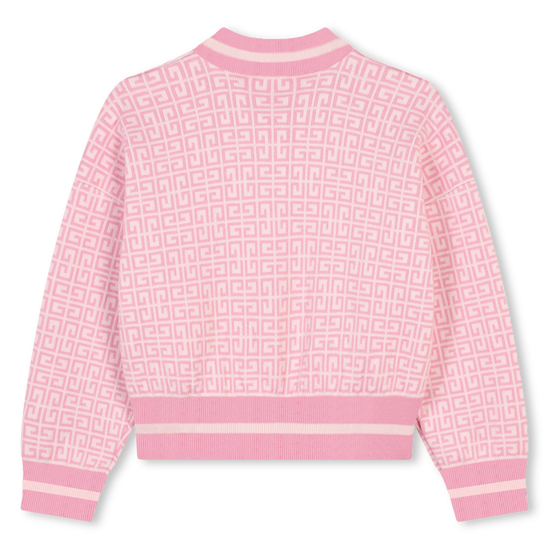 Cardigã de algodão e caxemira GIVENCHY 
                    GIRL