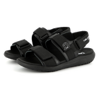 Sand&aacute;lias de couro com velcro KARL LAGERFELD KIDS 
                    BOY