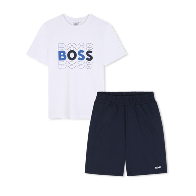 T-SHIRT + CONJUNTO BERMUDA BOSS BOY