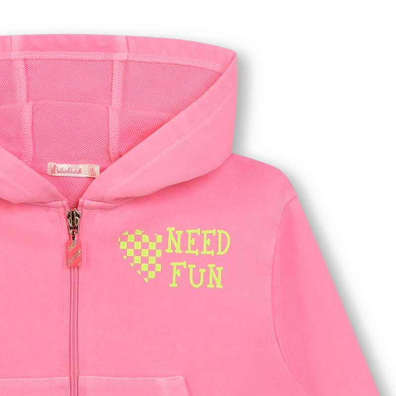 Sweatshirt em moletão BILLIEBLUSH 
                    GIRL