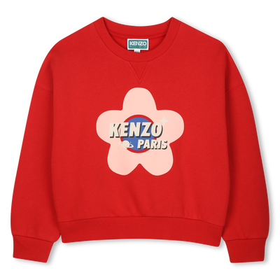 Moletom de lã não escovada KENZO KIDS GIRL