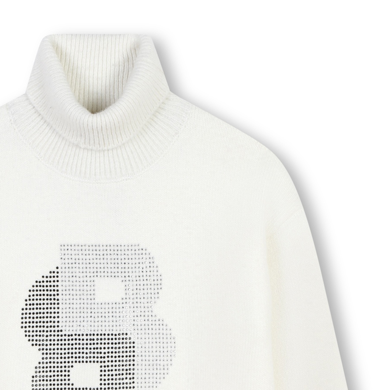 Vestido camisola com strass BOSS 
                        GIRL