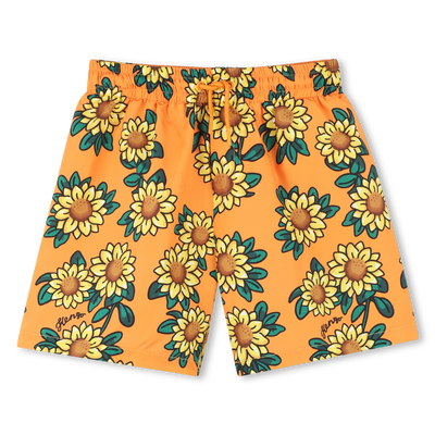 All Over Print Swim Shorts KENZO KIDS BOY