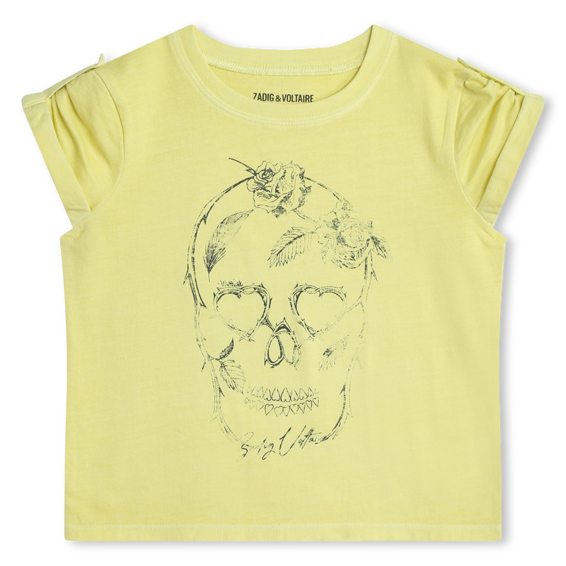 T-shirt de gola redonda ZADIG & VOLTAIRE 
                    GIRL