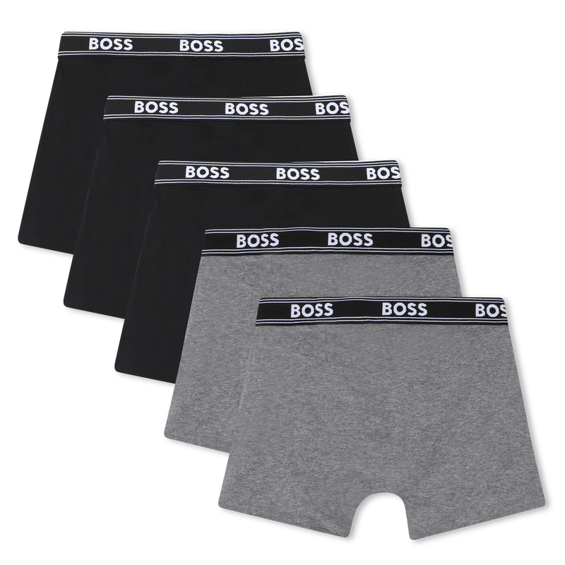 Pack de 5 cuecas boxer BOSS 
                    BOY