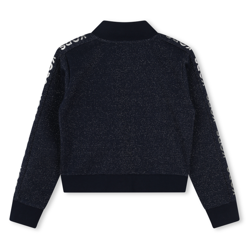 Cardig&atilde; molet&atilde;o e lantejoulas MICHAEL KORS 
                        GIRL