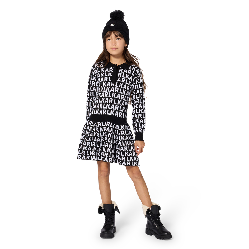 Gorro de tric&ocirc; KARL LAGERFELD KIDS 
                        GIRL