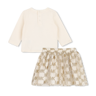 Conjunto de camiseta e saia MICHAEL KORS 
                    MENINA