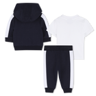 Cardigan + pants + conjunto de t-shirts BOSS 
                    BOY