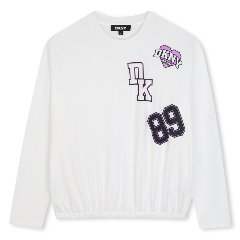 Camiseta de manga longa DKNY 
                        GIRL