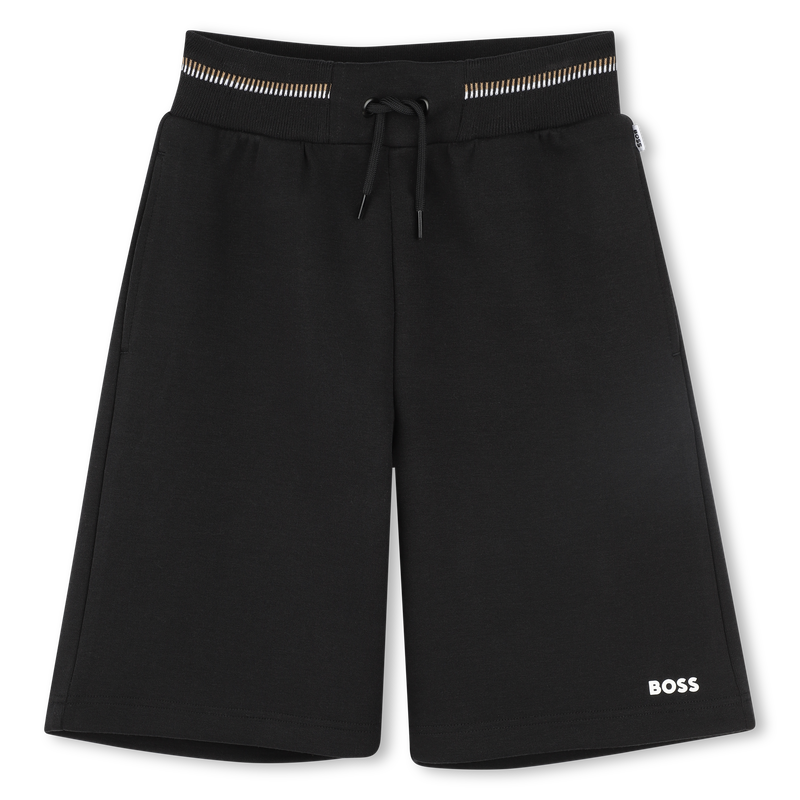 Bermudas jogging com log&oacute;tipo BOSS 
                        MENINO