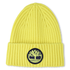 Chap&eacute;u de crach&aacute; de malha com logotipo, NEON AMARELO, hi-res