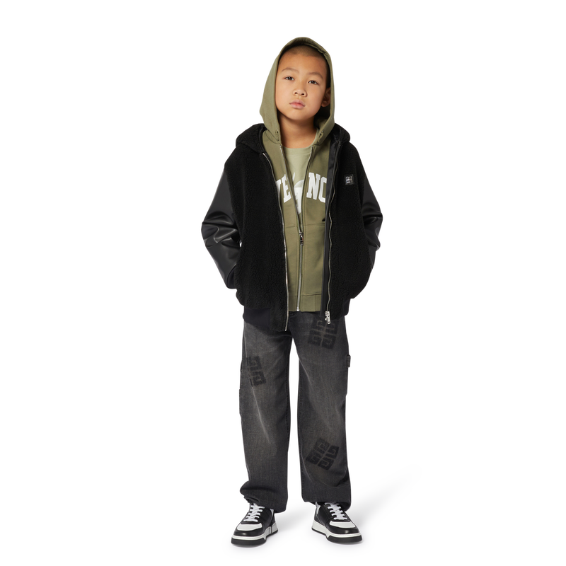 Cardigã com capuz GIVENCHY 
                    BOY