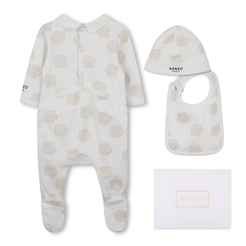 Conjunto de pijama, touca e babador KENZO KIDS 
                        UNISSEX