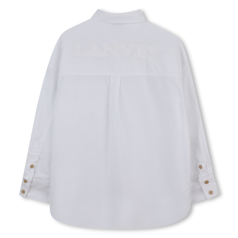 Camisa estampada bordada com o logotipo do che LANVIN 
                    BOY