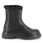 Bota Chelsea de couro bovino KARL LAGERFELD KIDS 
                    GIRL